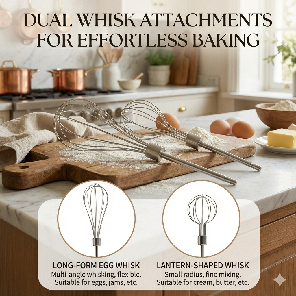 Portable Electric Egg Beater – Wireless Hand Mixer