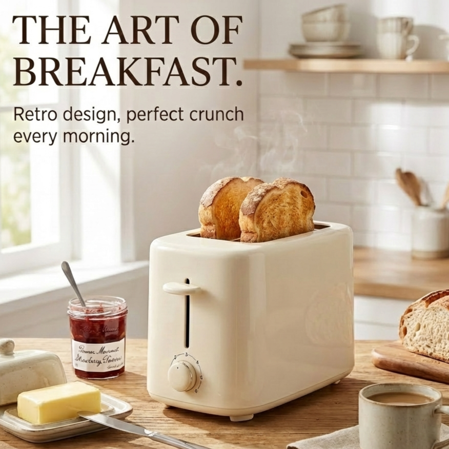 2-Slice Wide-Slot Toaster